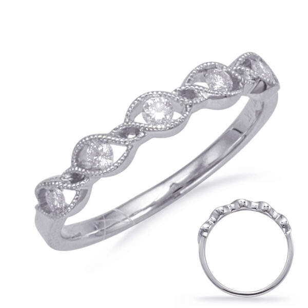 White Gold Matching Band