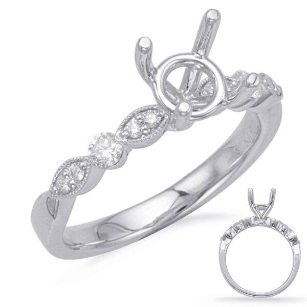 White Gold Engagement Ring