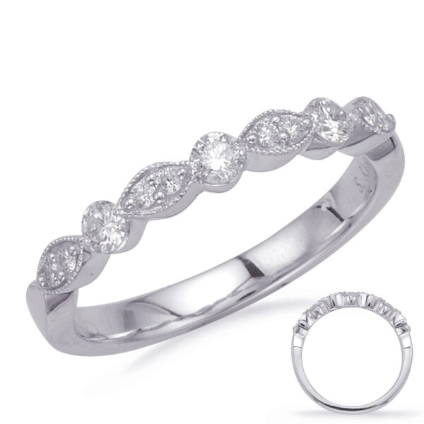 White Gold Matching Band