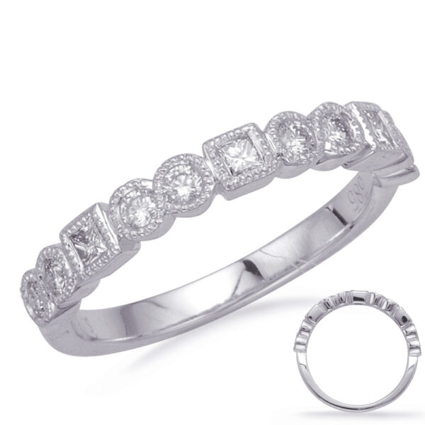 White Gold Matching Band
