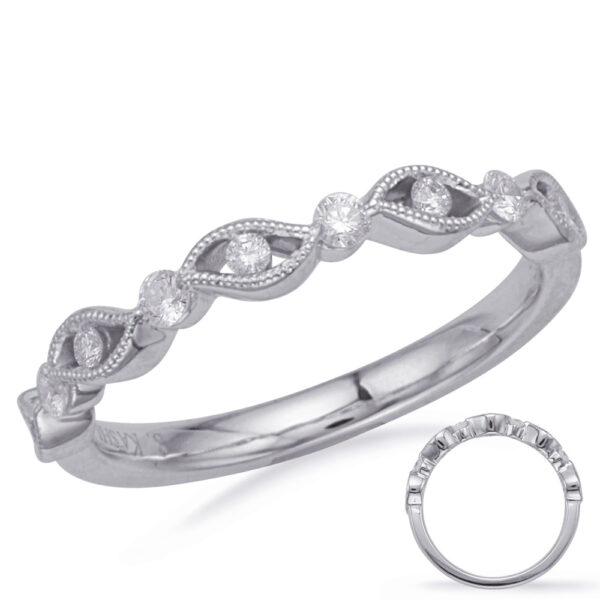 White Gold Matching Band