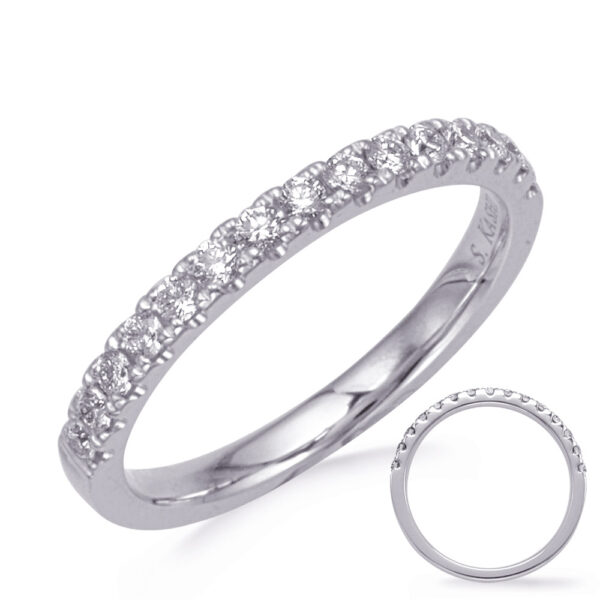 White Gold Wedding Band