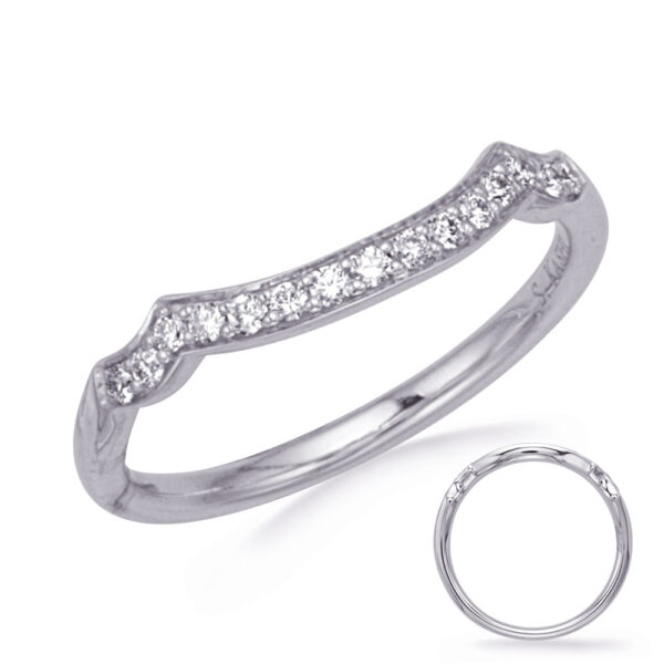 White Gold Wedding Band
