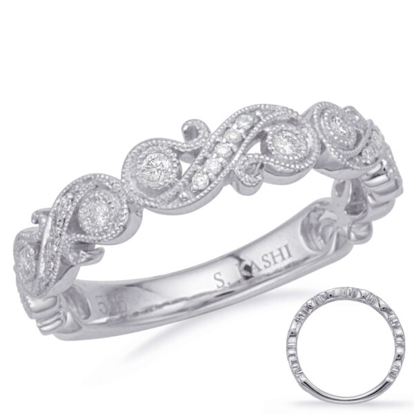 White Gold Matching Band
