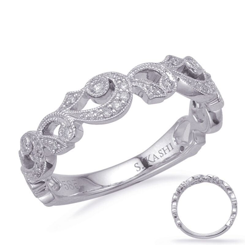 White Gold Matching Band