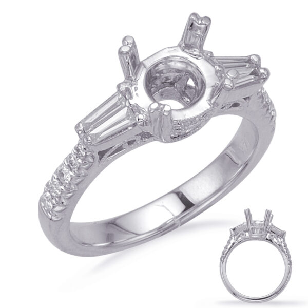 White Gold Engagement Ring