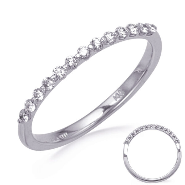 White Gold Wedding Band