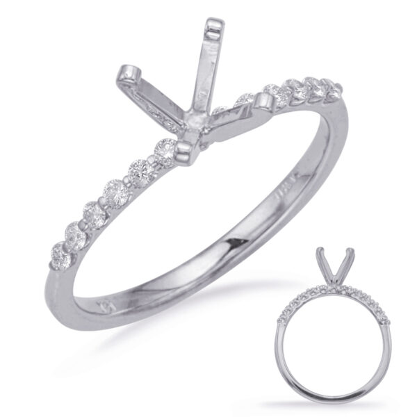 White Gold Engagement Ring