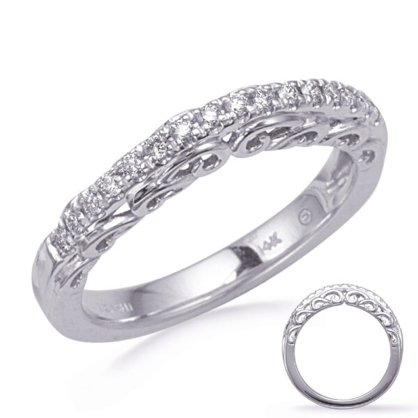 White Gold Wedding Band
