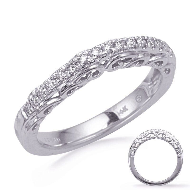 White Gold Wedding Band