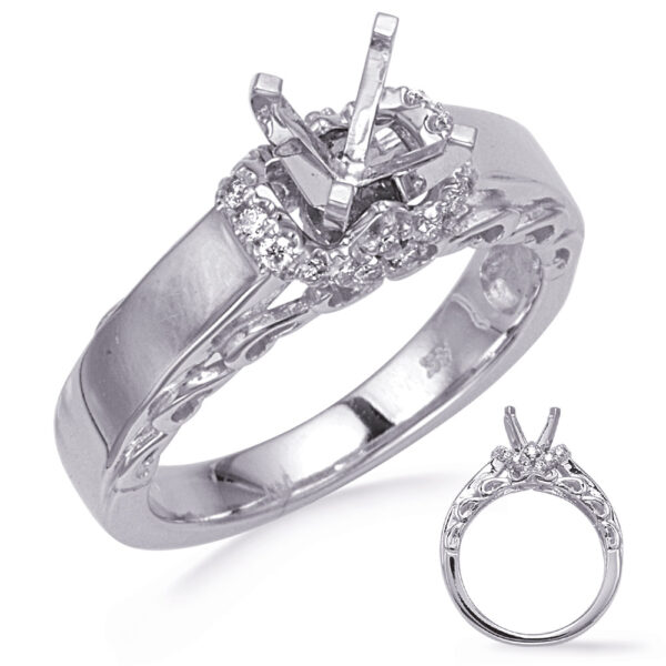 White Gold Engagement Ring