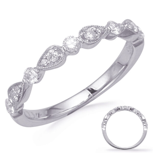 White Gold Matching Band