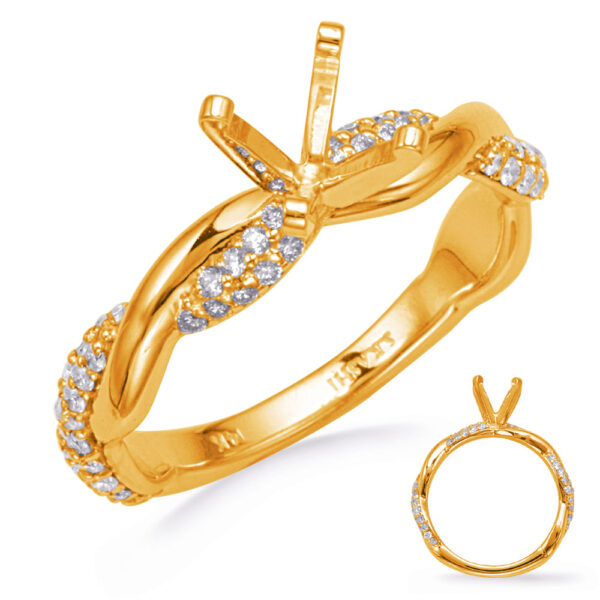 Yellow Gold Diamond Engagement Ring