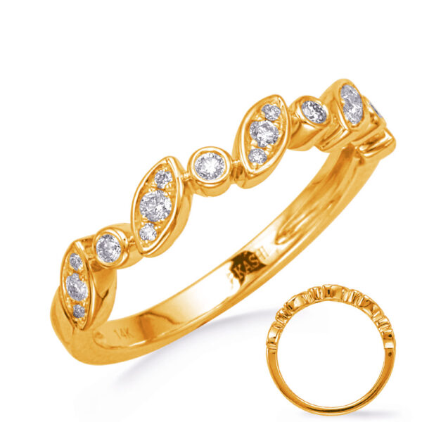 Yellow Gold Diamond Wedding Band