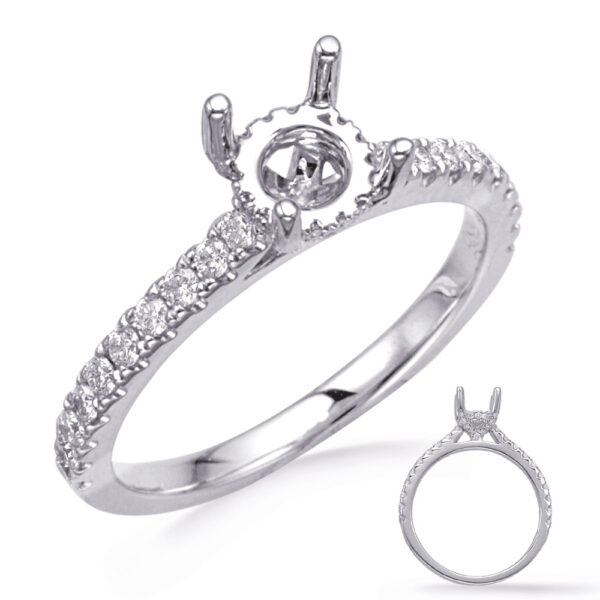 White Gold Engagement Ring