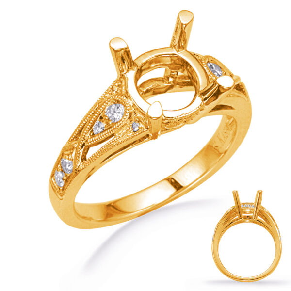Yellow Gold Diamond Engagement Ring