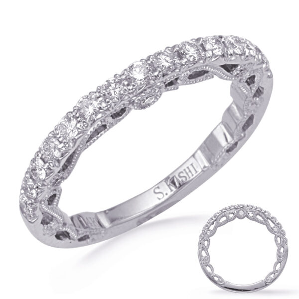 White Gold Diamond Wedding Band