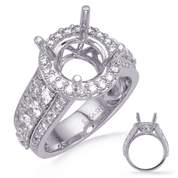 White Gold Diamond Engagement Ring