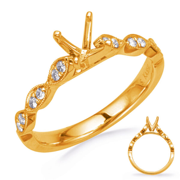 Yellow Gold Diamond Engagement Ring