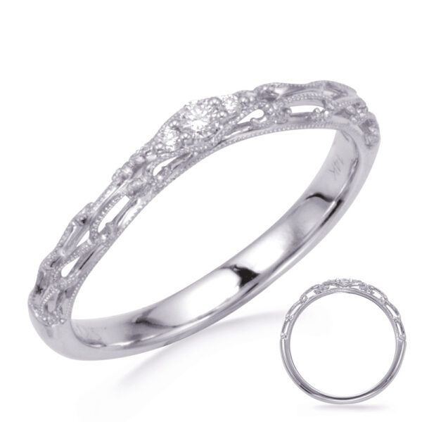 White Gold Wedding Band