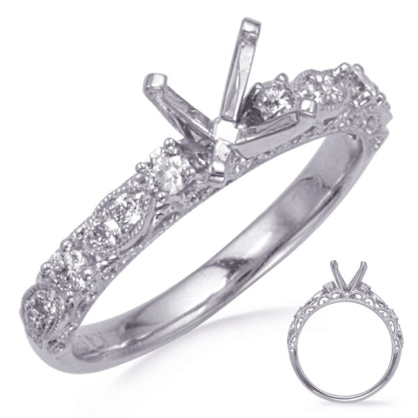 White Gold Engagement Ring