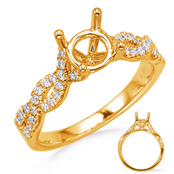 Yellow Gold Diamond Engagement Ring
