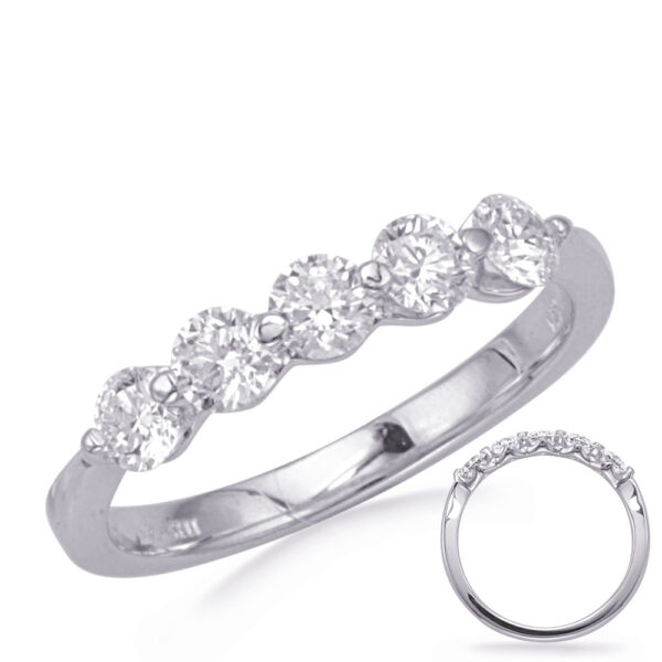 White Gold Wedding Band