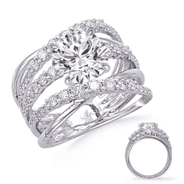 White Gold Engagement Ring