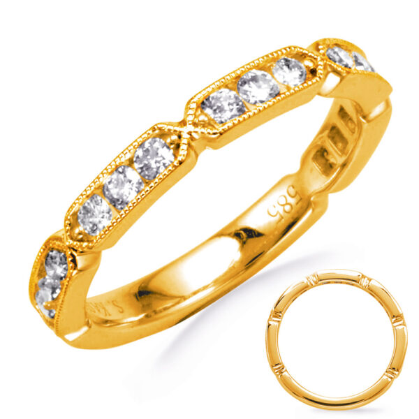 Yellow Gold Diamond Band