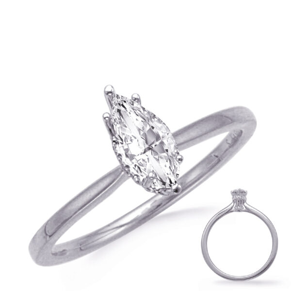 White Gold Diamond Engagement