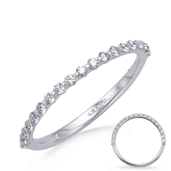 White Gold Wedding Band