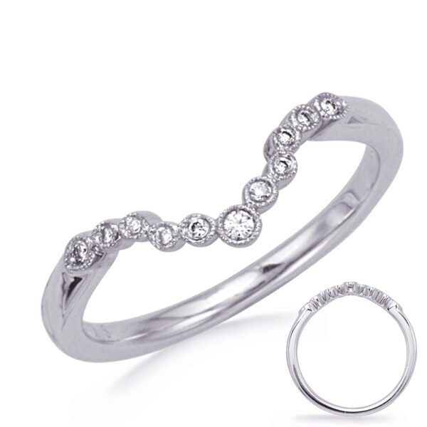 White Gold Wedding Band