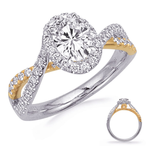 Yellow & White Gold Diamond Ring