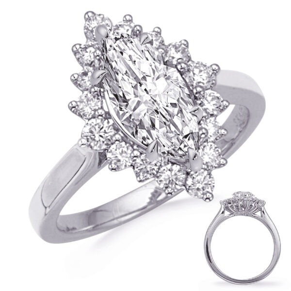 White Gold Engagement Ring