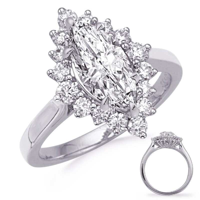 White Gold Engagement Ring