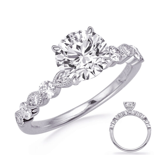 White Gold Engagement Ring