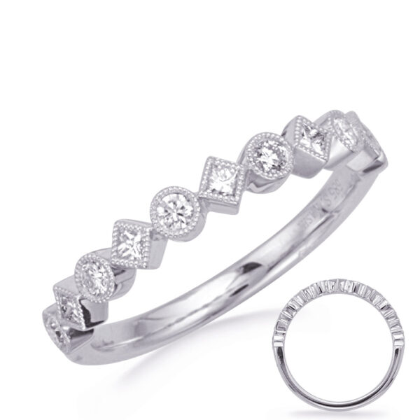 White Gold Matching Band