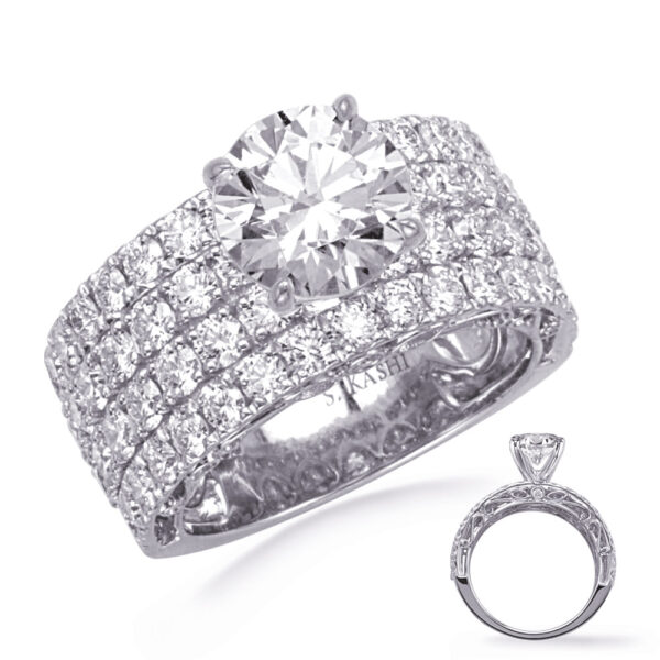 White Gold Engagement Ring