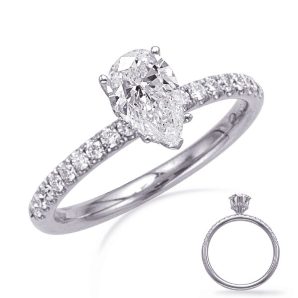 White Gold Engagement Ring