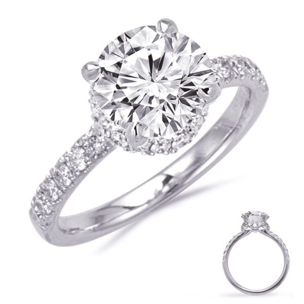 White Gold Engagement Ring