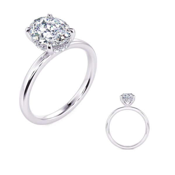 White Gold Engagement Ring