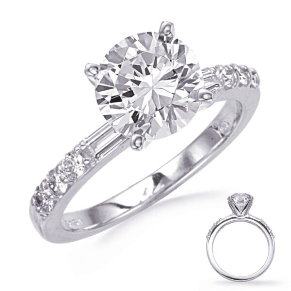 White Gold Engagement Ring