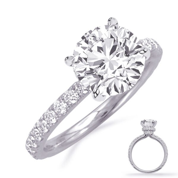 White Gold Engagement Ring