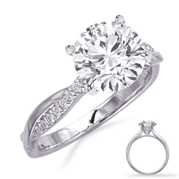 White Gold Engagement Ring