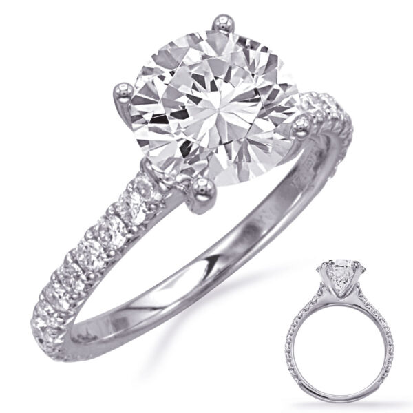 White Gold Engagement Ring