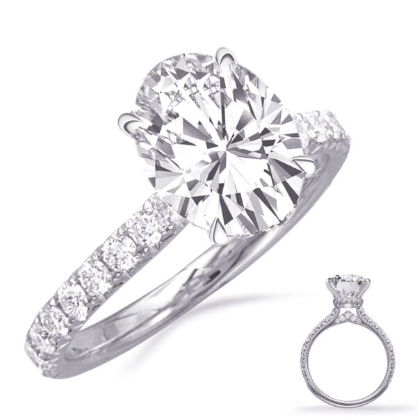 White Gold Engagement Ring