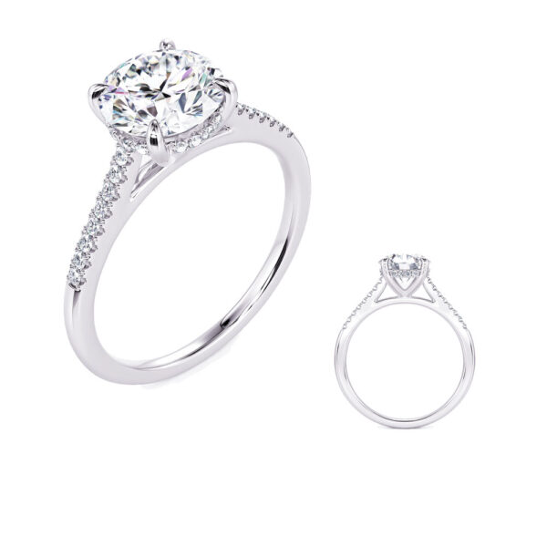 White Gold Engagement Ring