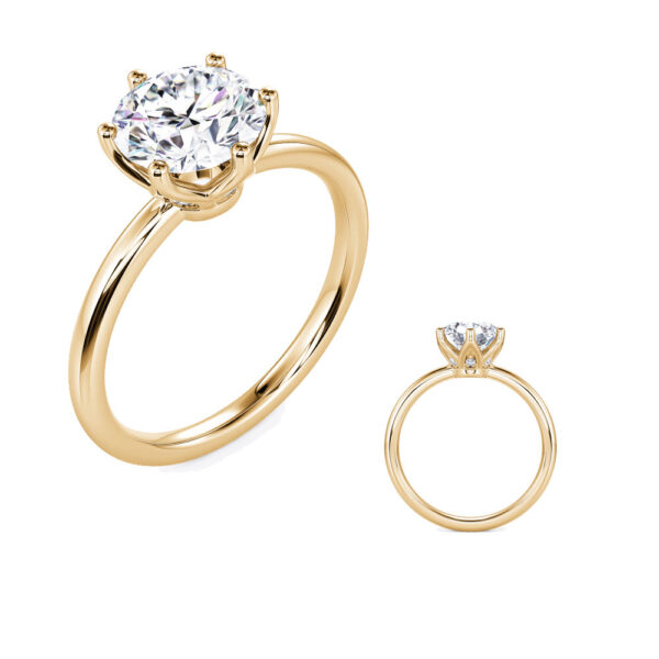 Yellow Gold Engagement Ring
