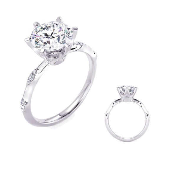 White Gold Engagement Ring