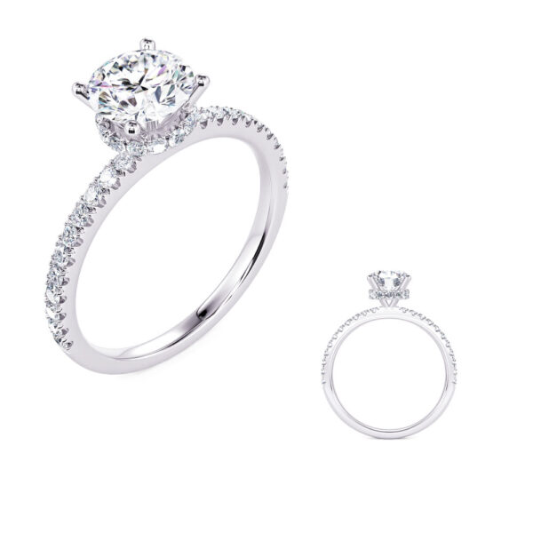 White Gold Engagement Ring